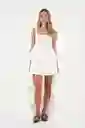 Vestido Largo Luvana Blanco Talla 02 M