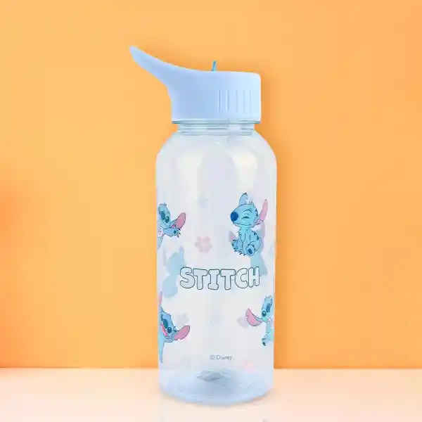 Disney Botilo Plástico Con Pitillo Série Lilo & Stitch 1000 mL