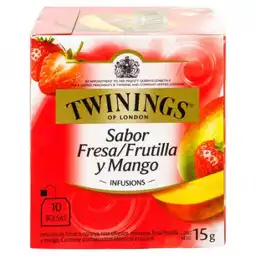 Twinings Set de Bolsas Infusión Fresa-Mango 15 g