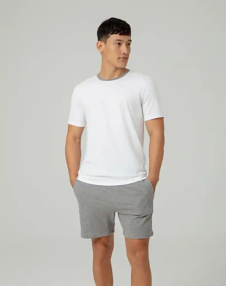 Pijama Conjunto Manga Corta M-gris Jasp