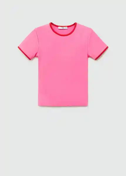 Camiseta Zanic Rosa Talla S Mujer Mango