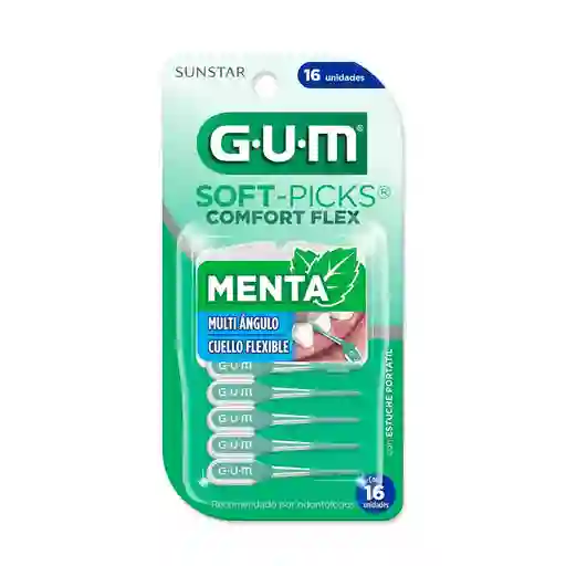 Gum Cepillo Interdental Soft Picks Comfort Flex Menta