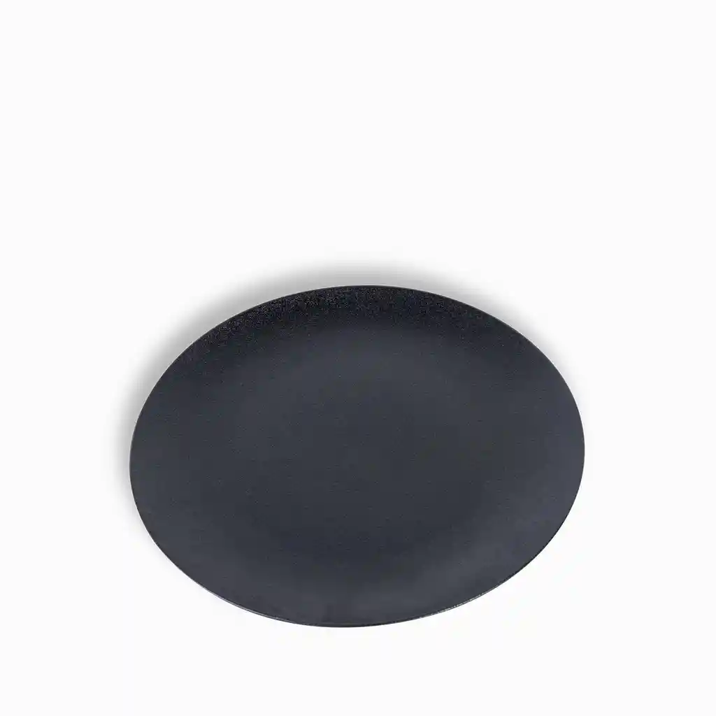 Plato Base Negro Mate 30 cm Ambiente Gourmet