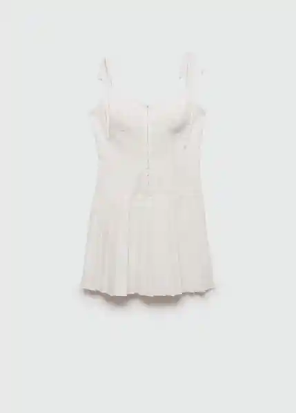 Vestido Olivia Offwhite Talla XS Mujer Mango