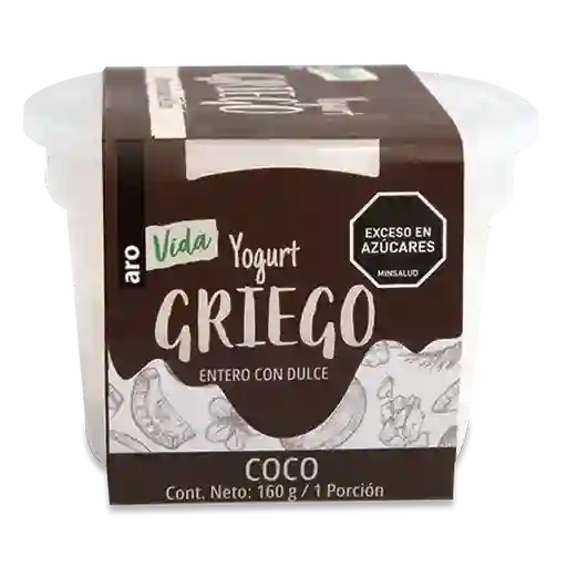 Aro Vida Yogurt Griego Coco