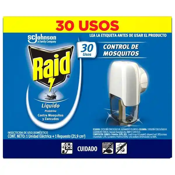 Raid Insecticida Eléctrico