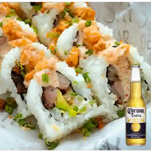 Combo Sushicharron Roll + Corona Extra 355 ml