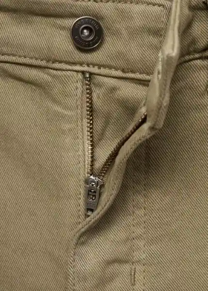 Bermuda Nepto Khaki Talla 42 Hombre Mango