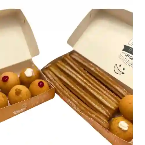 Cinco Churros y Cinco Buñuelos
