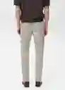 Pantalón Dublino Hielo Talla 38 Hombre Mango
