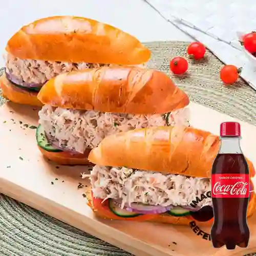 Combo Sándwich Parisino +Cocacola Orig 250ml