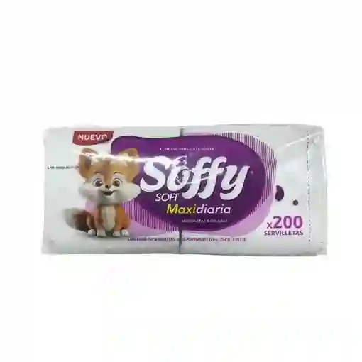 Servilleta Doblada Por 4 - Soffy X 200 Uds