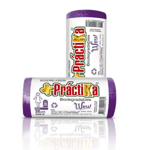 Práctika Bolsa para Basura Biodegradable Baño 