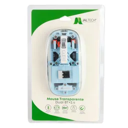 Mouse Dual Bt Transpa-azul Jal Tech 8037251