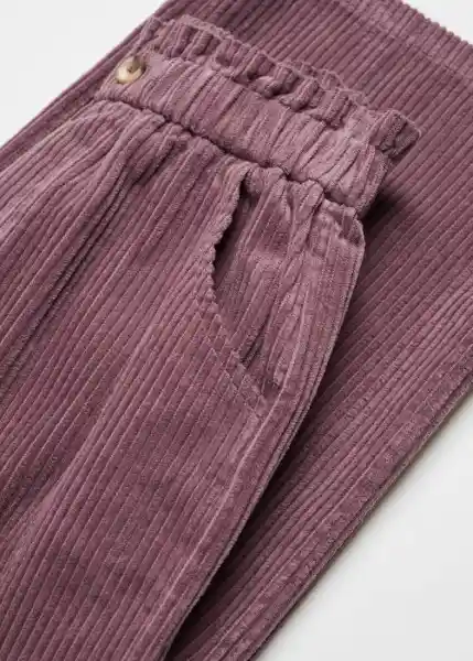 Pantalón Lina Morado Talla 10 Niña Mango