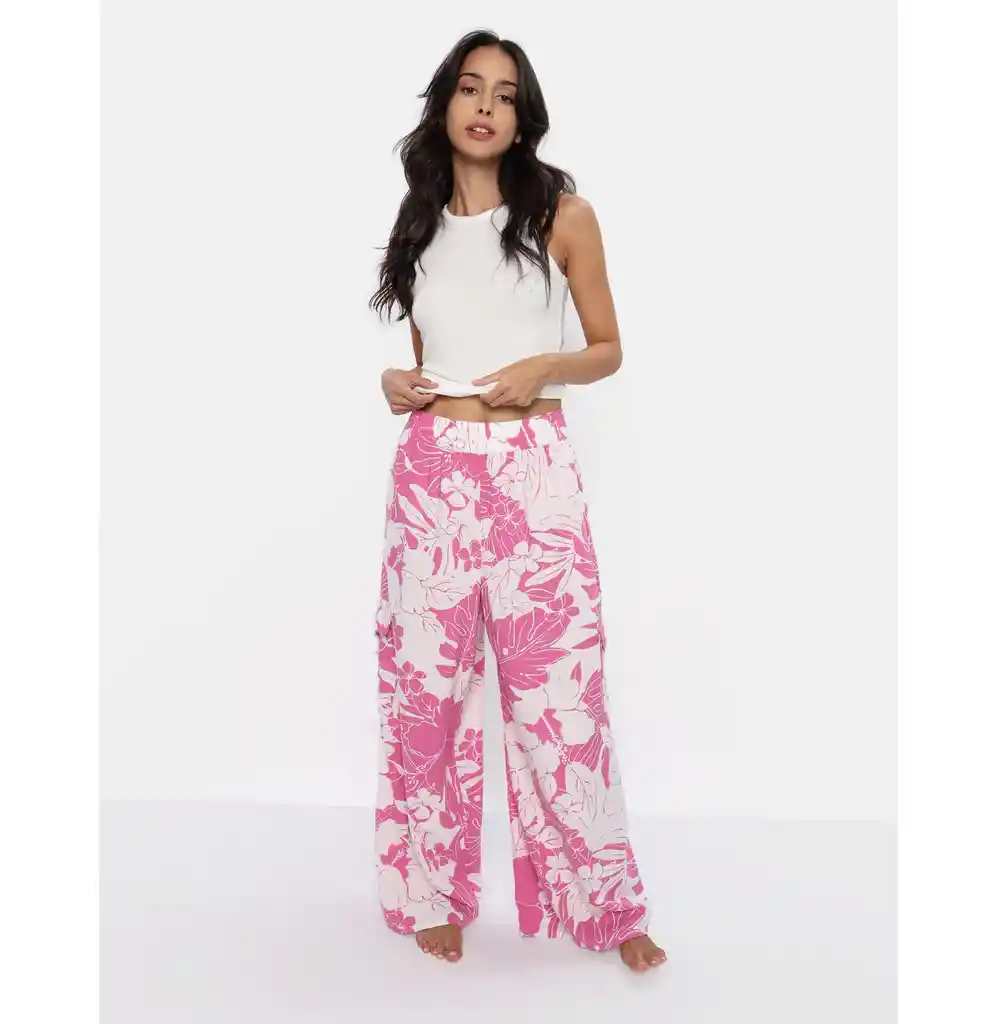 Pantalón Para Mujer Color Rosado Talla MEDIUM American Eagle