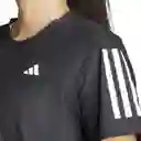Adidas Camiseta Manga Corta Otr B Tee Correr Mujer Negro T.XL