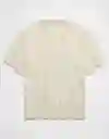 Camiseta Hombre Blanco Talla: MEDIUM 4487106 American Eagle