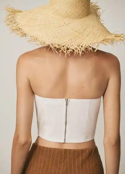 Sombrero Maui Beige Talla 99 Mujer Mango