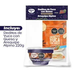 Arequipe Alpina Ritual Tentación Dedito Queso 180 g / 220 g