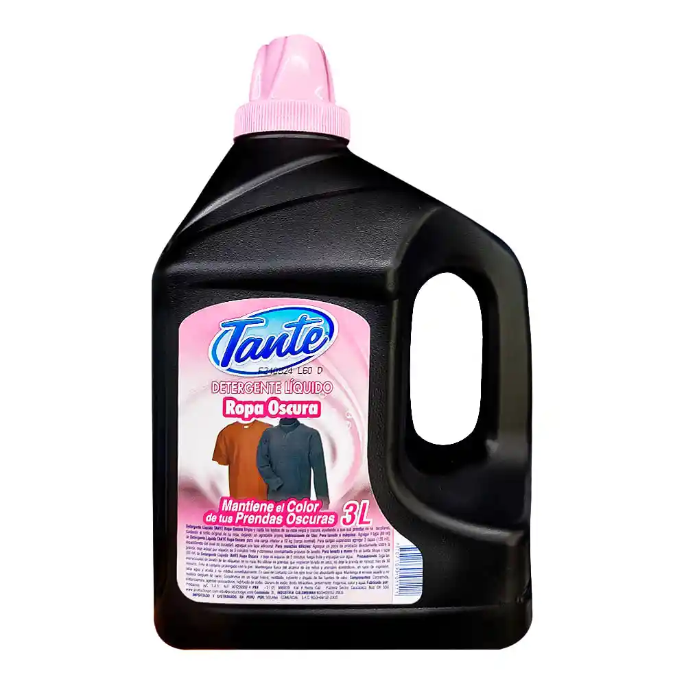 Detergente Líquido Tante Ropa Oscura