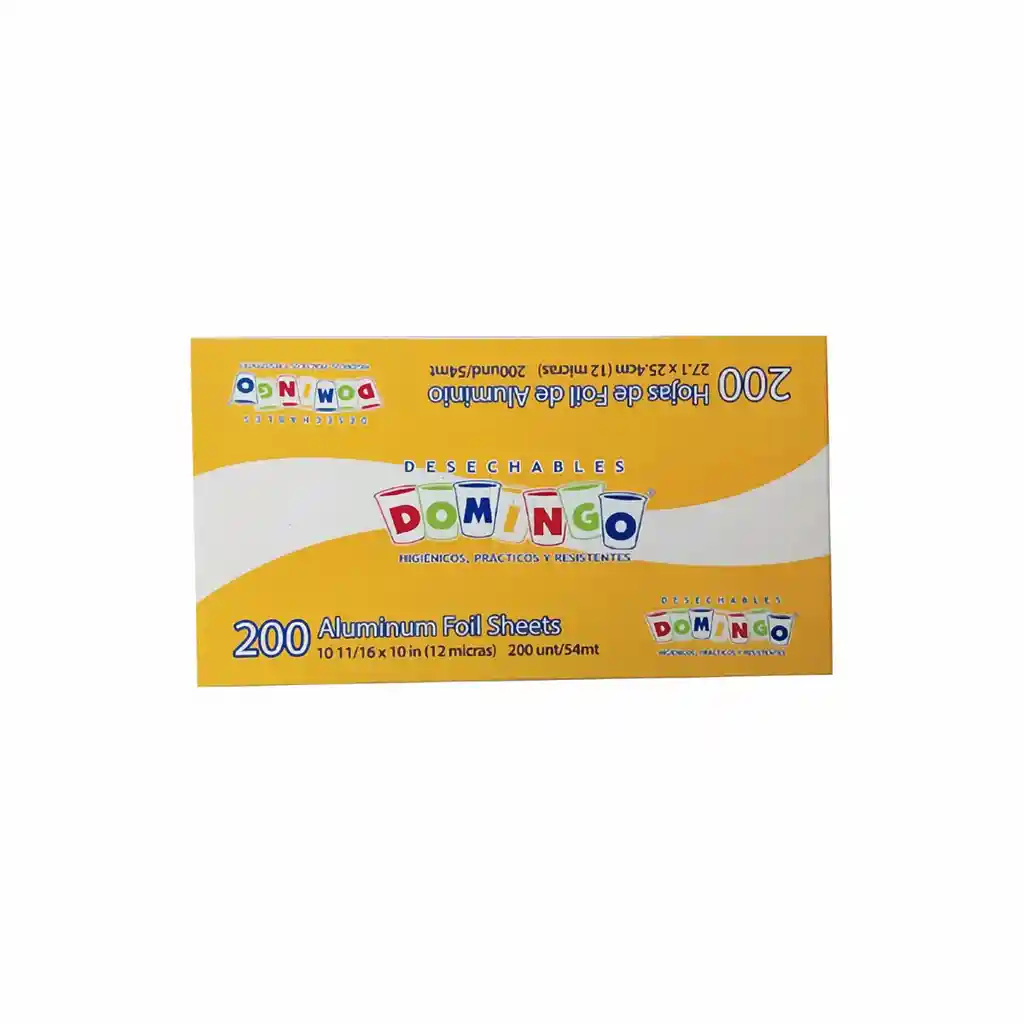 Domingo Hoja de Aluminio