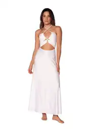 Vestido Largo L-marfil