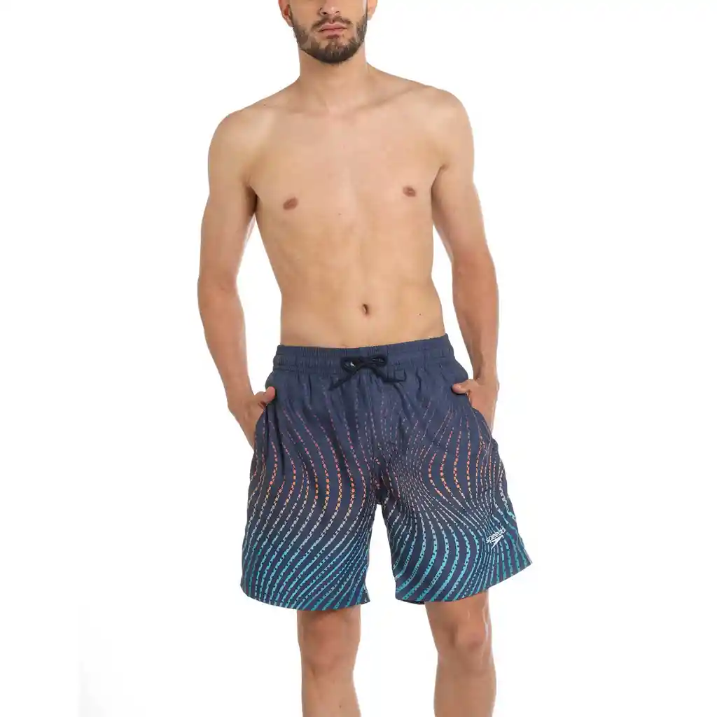 Pantaloneta Riviera Luxe 18 Pulgadas Hombre Multicolor-l