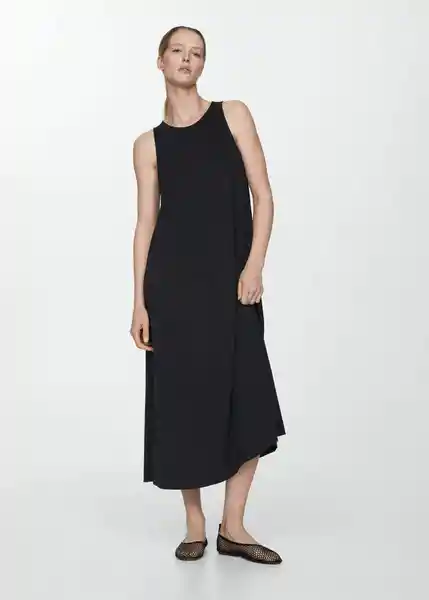 Vestido Amaya Negro Talla XS Mujer Mango