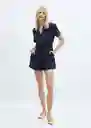 Enterizo Mono Lima-H Navy Talla XS Mujer Mango