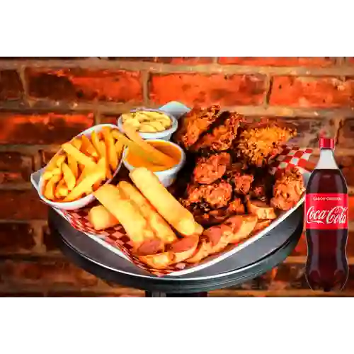 Combo American Hot Wings +Cocacola Orig 1.5l