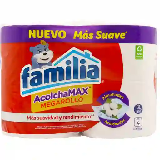 Familia Papel Higiénico Acolchamax