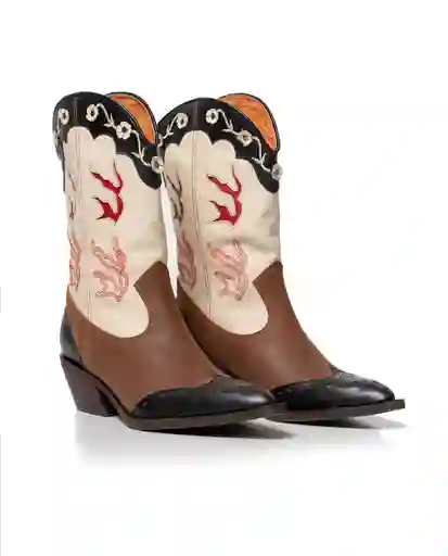 Botas Vintage Café Ardilla Medio Talla 38 Chevignon