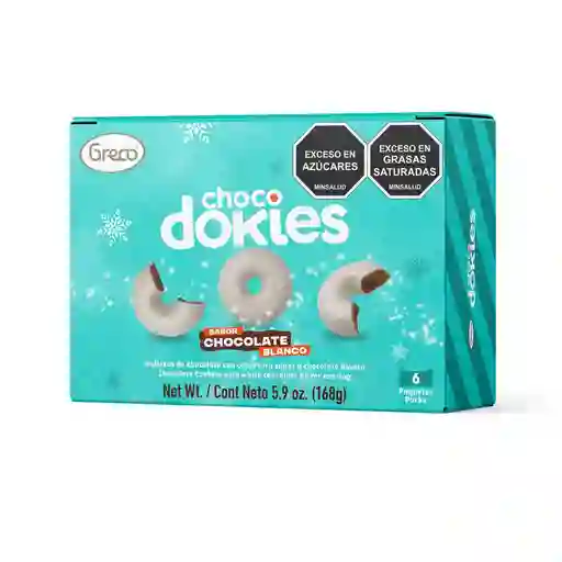 Dokis Galleta Choco Navidad Chocolate Blanco Geco