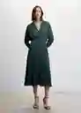 Vestido Jack-A Verde Talla XL Mujer Mango