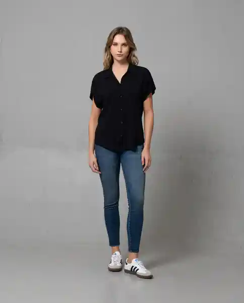 Camisa Mujer Negro S 210 G150_NEG194004 Rifle