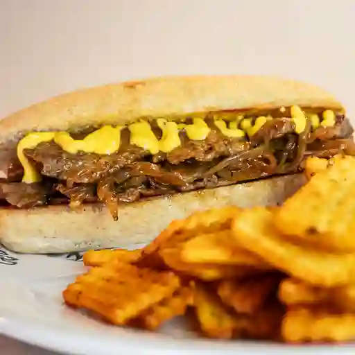 Philly cheesesteak sandwich