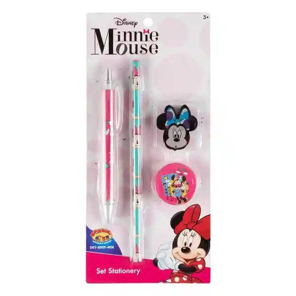 Disney Set Escolar Basico 3 Minnie