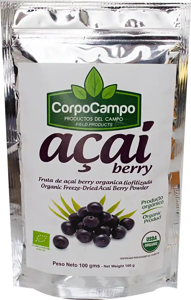 Acai liofilizado bolsa x 100 gr