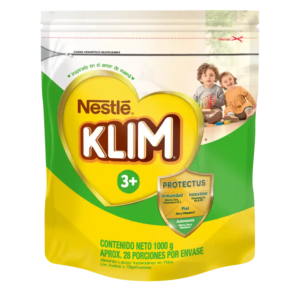 Alimento lácteo KLIM 3+ x 1000g