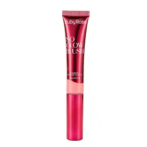 Rubor Líquido Ruby Rose So Glow Tono Mauve Tubo