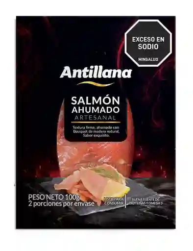 Salmon Ahumado en Caliente Antillana Salmon Ahumado en Caliente (100 Gr)