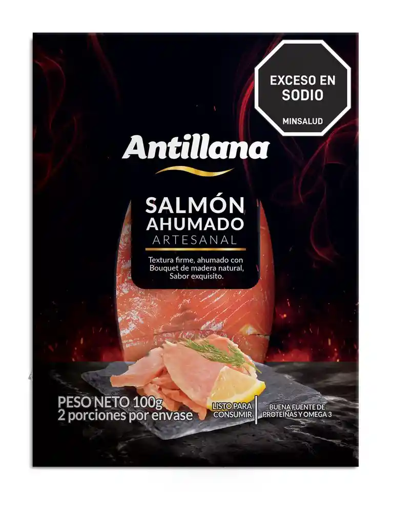 Salmon Ahumado en Caliente Antillana Salmon Ahumado en Caliente (100 Gr)