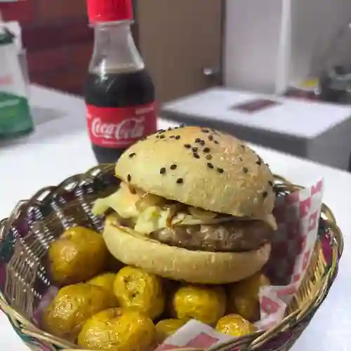 Combo Hamburguesa de Cerdo