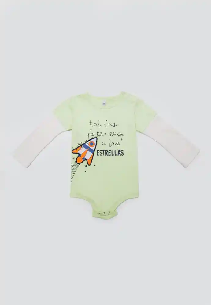 Body Manga Larga 12/18mese-verde