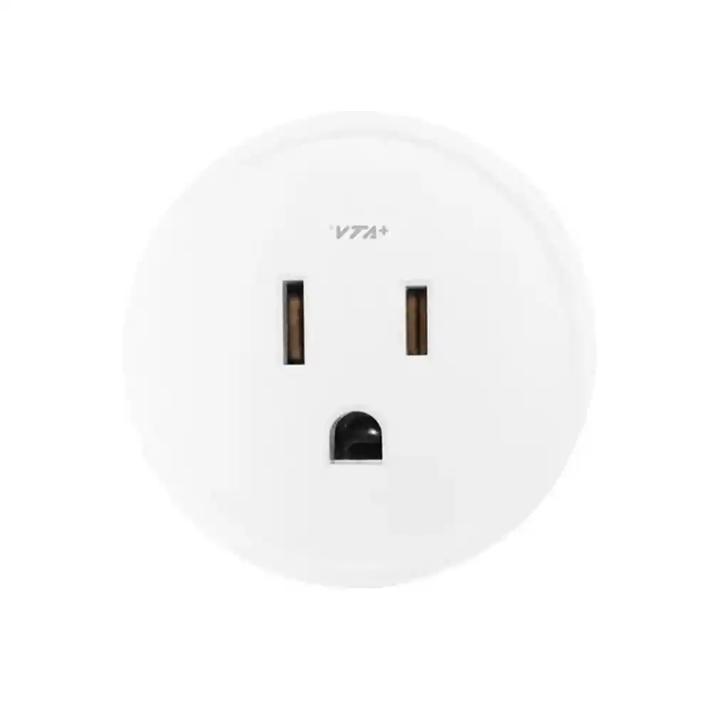 Tomacorriente Sencillo Dot Vta + Smart Color Blanco