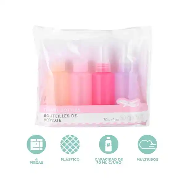 Botella de Viaje Blandas Miniso