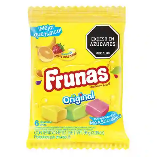 Caramelo Frunas Fresa Limón Naranja y Frutal (96 Gr)