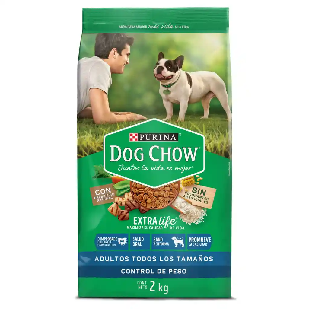 Comida para perro Dog Chow control de peso (Light) x 2 kg