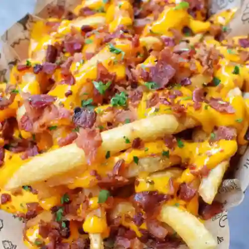 Papas con Tocineta